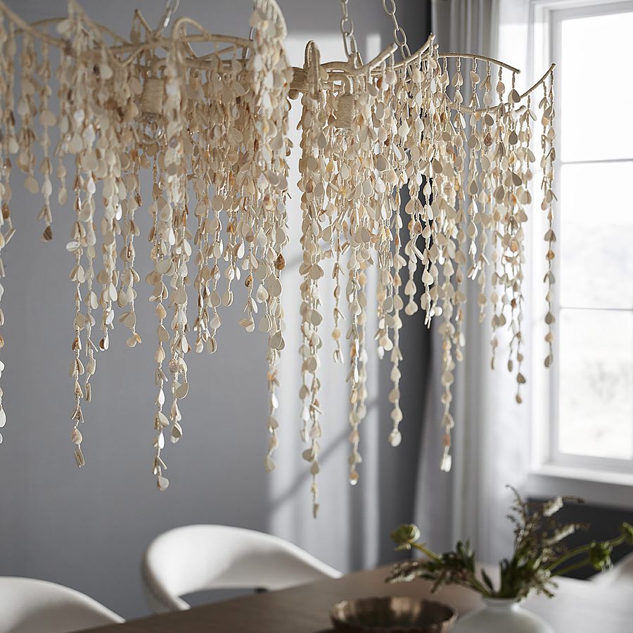 Enhance your home with touches of nature with Biophilic design like this extraordinary light fixture made from nature.