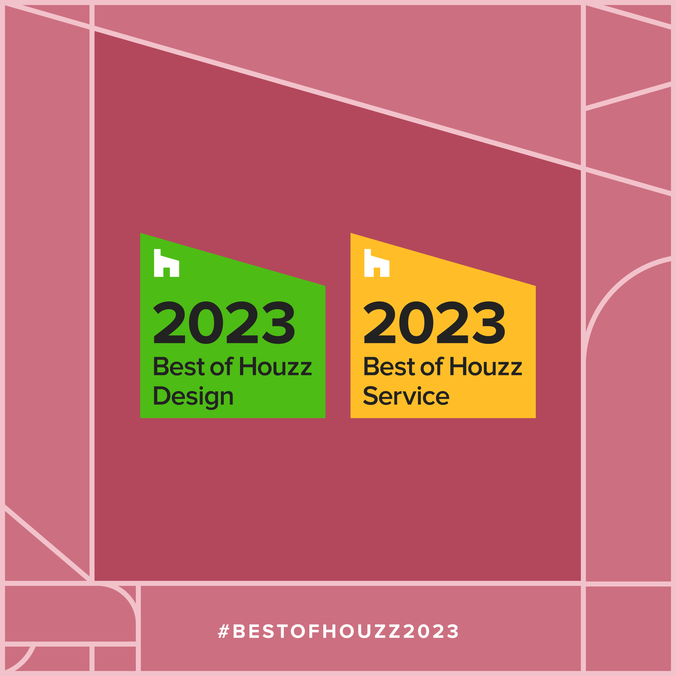 Cassy Young, owner of Young Design Group received both Best of Houzz Design and Best of Houzz Service for 2023.